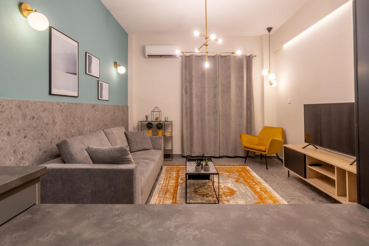 Elegant Apt 5' From Ampelokipi Metro Station Atena Exterior foto